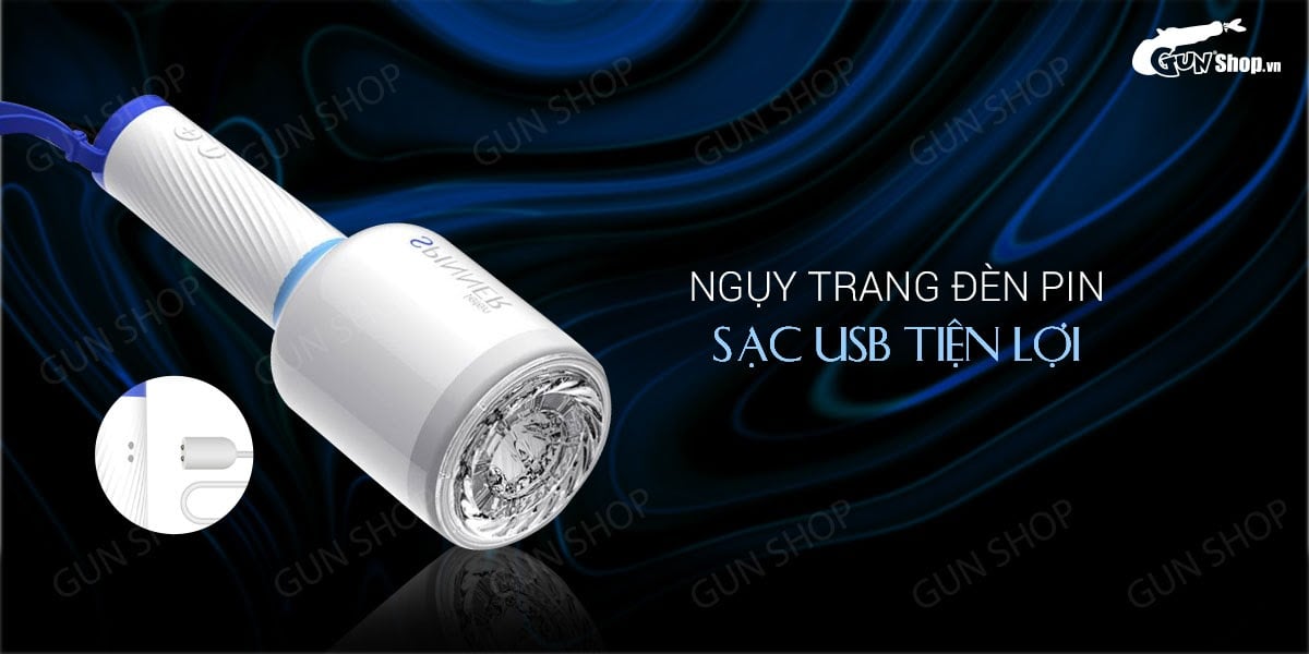 Âm đạo giả Leten Spinner cao cấp rung xoay sạc tiện lợi nam giới Âm đạo giả Leten Spinner cao cấp rung xoay sạc tiện lợi nam giới