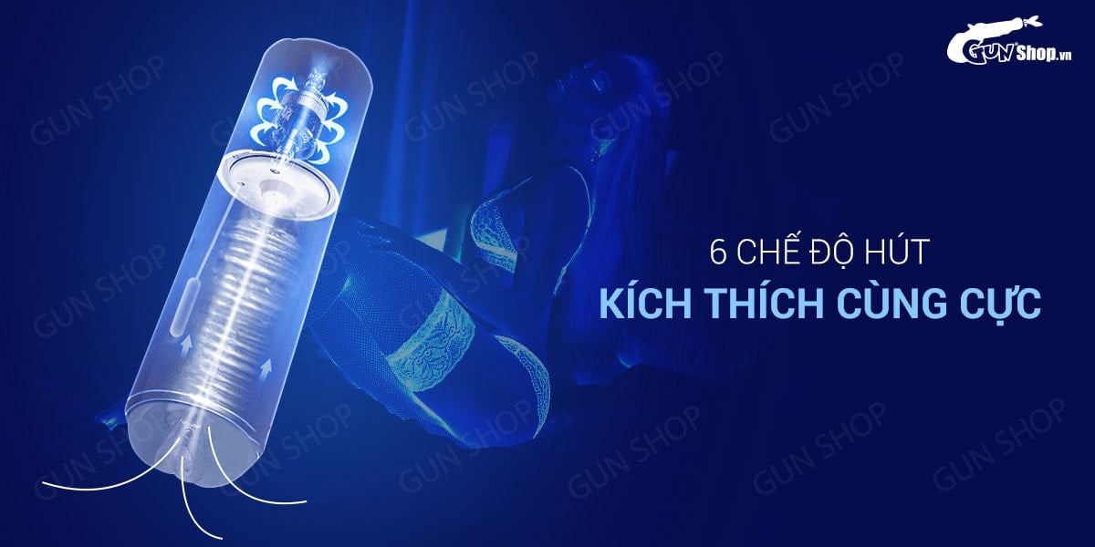 Âm đạo giả Ailighter Airjet rung dính tường đa chế độ sạc điện Âm đạo giả Ailighter Airjet rung dính tường đa chế độ sạc điện