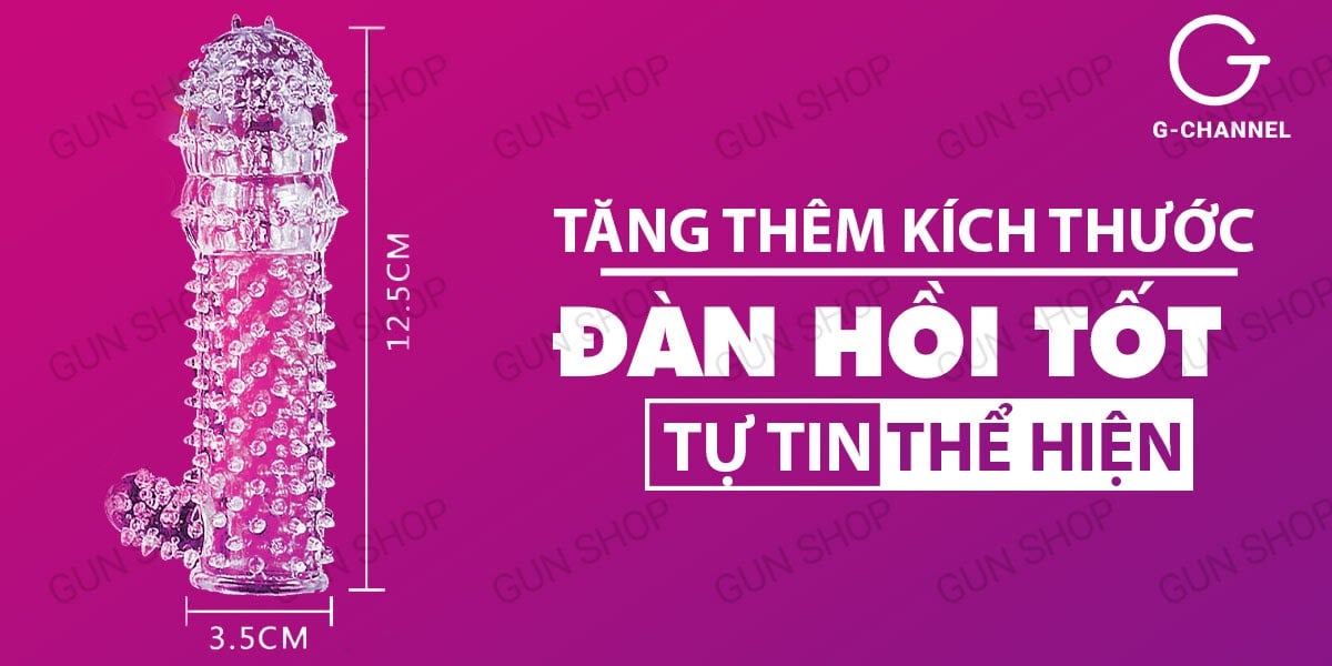 Bao cao su dôn dên Crytal Sleeve gai mềm Hongkong an toàn da liễu Bao cao su dôn dên Crytal Sleeve gai mềm Hongkong an toàn da liễu