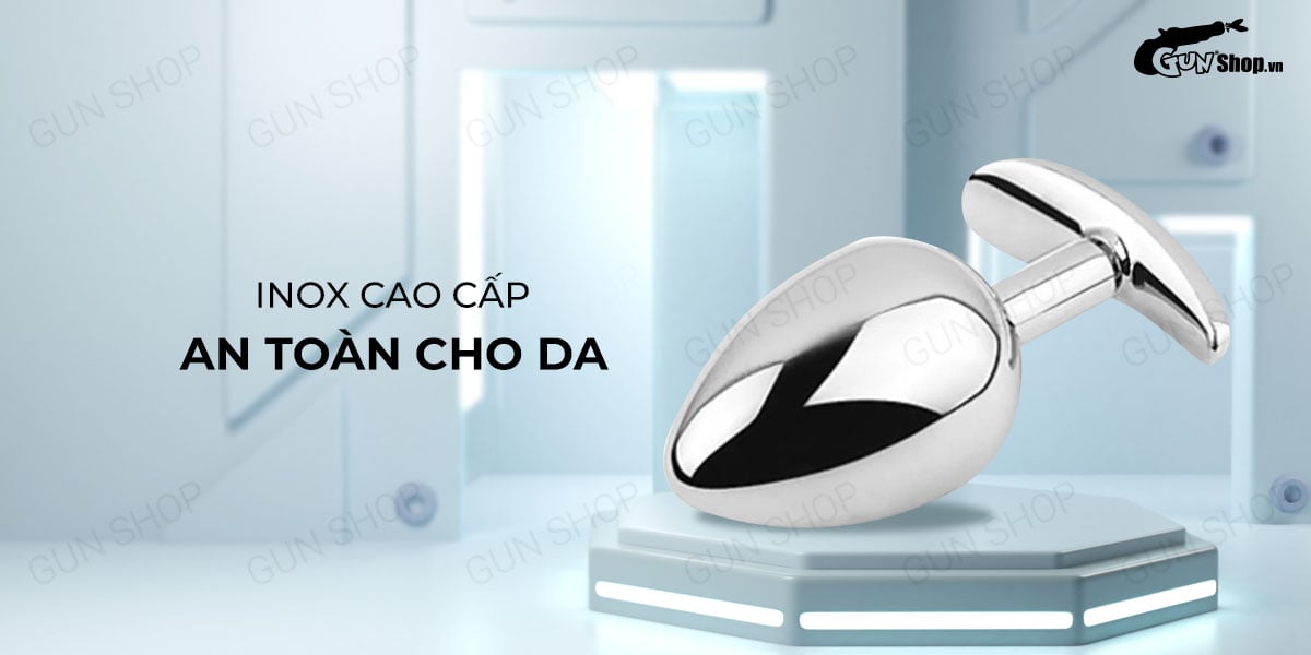 Phích inox Anal Toy 01 thon gọn chèn hậu môn dễ dàng sử dụng Phích inox Anal Toy 01 thon gọn chèn hậu môn dễ dàng sử dụng