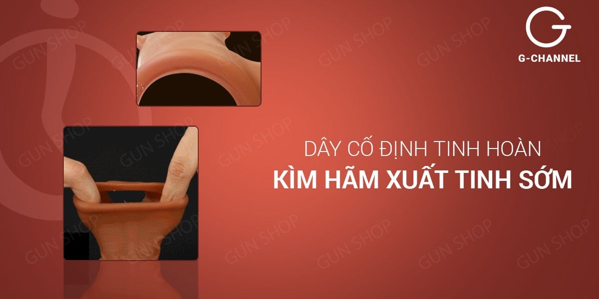 Bao cao su đôn dên Jiuai gai nổi kích thước tăng 3-5cm hiệu quả Bao cao su đôn dên Jiuai gai nổi kích thước tăng 3-5cm hiệu quả