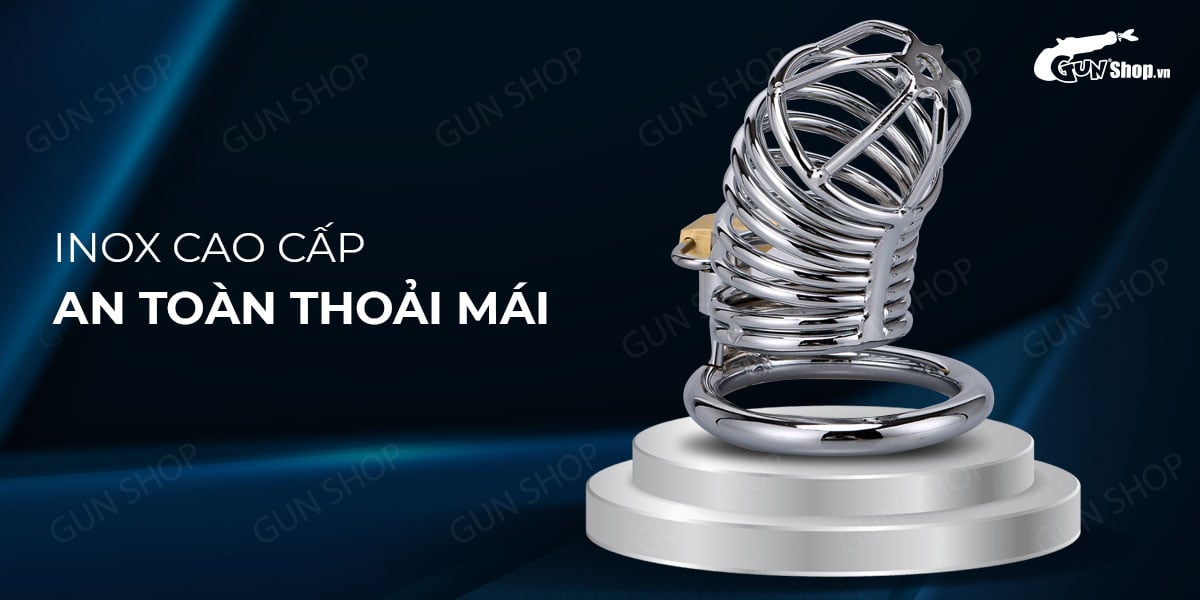 Khóa dương vật inox cao cấp Va3 kiểm soát cơn hứng tình giữ chồng chung thủy Khóa dương vật inox cao cấp Va3 kiểm soát cơn hứng tình giữ chồng chung thủy