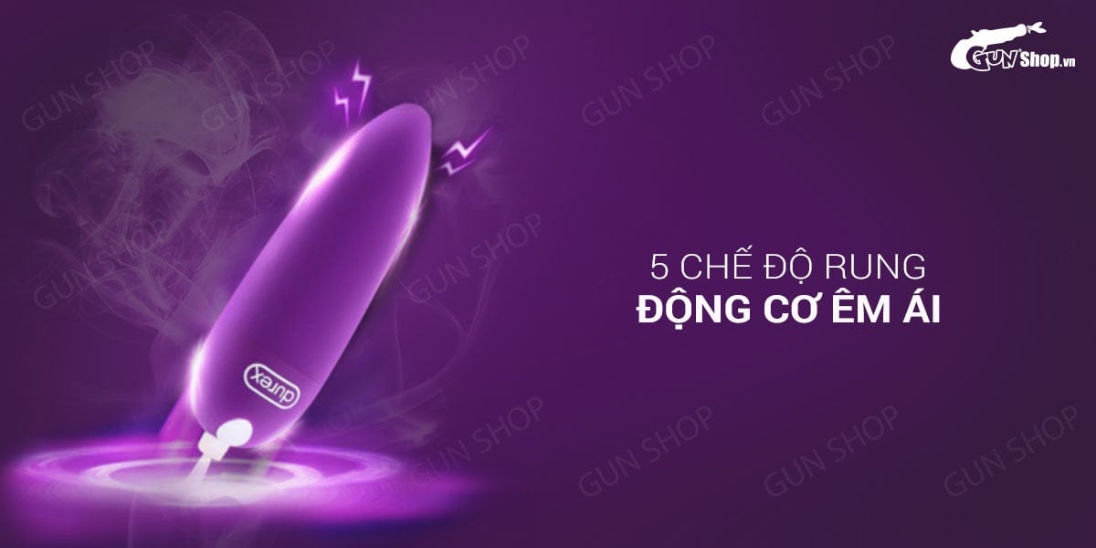 Trứng rung Durex S-Viber Bullet 15 cao cấp, thiết kế nhỏ gọn hiện đại Trứng rung Durex S-Viber Bullet 15 cao cấp, thiết kế nhỏ gọn hiện đại