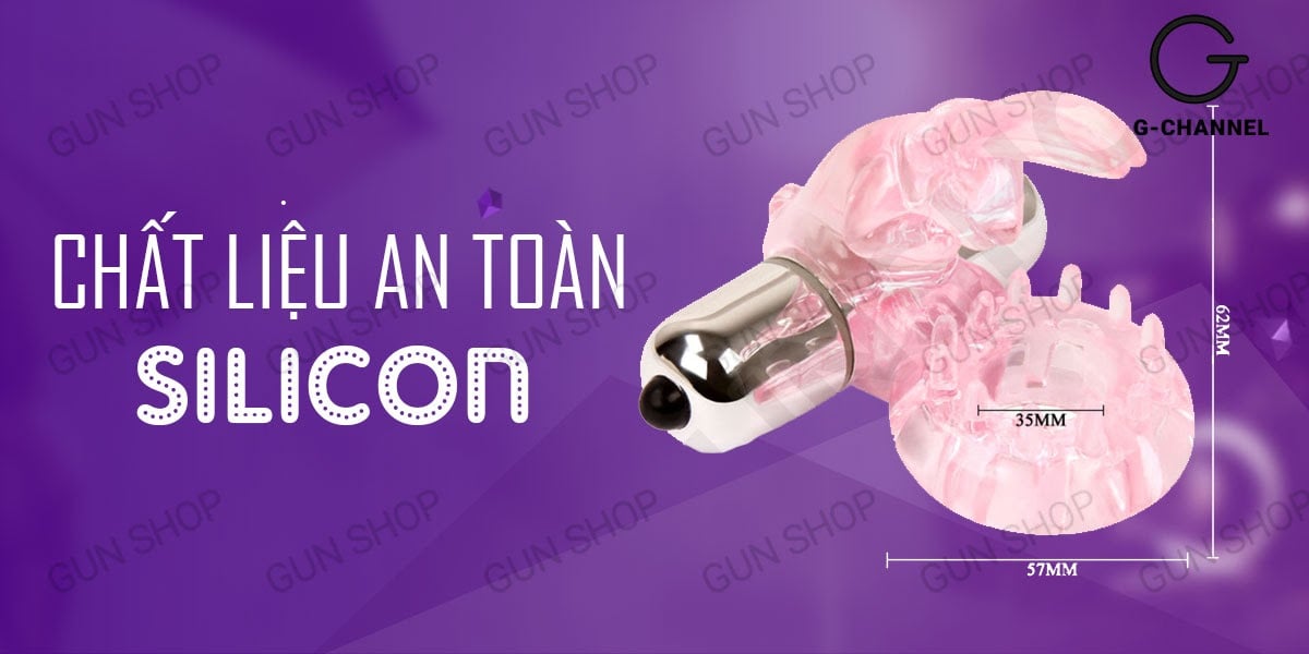 Vòng rung Baile Love Rabbit 7 chế độ gai nhỏ tăng khoái cảm nâng cao sức bền Vòng rung Baile Love Rabbit 7 chế độ gai nhỏ tăng khoái cảm nâng cao sức bền