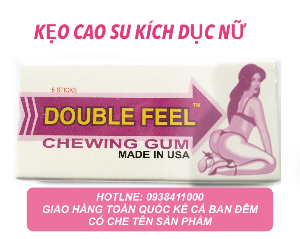 Singum Double Feel kẹo cao su kích dục nữ chính hãng Mỹ Singum Double Feel kẹo cao su kích dục nữ chính hãng Mỹ