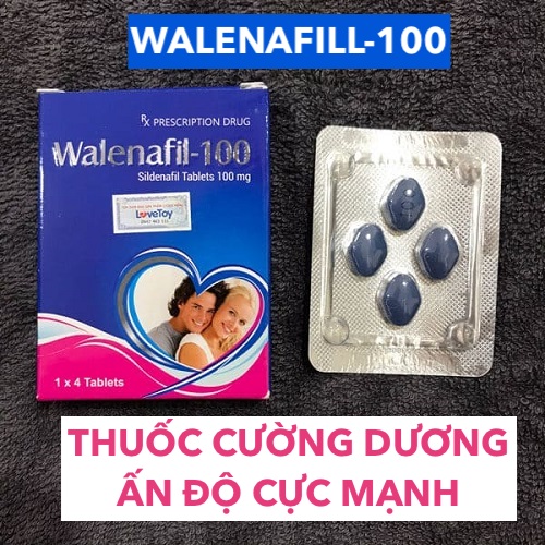Walenafil 100mg thuốc cường dương trị xuất tinh sớm tăng sinh lý nam hiệu quả Walenafil 100mg thuốc cường dương trị xuất tinh sớm tăng sinh lý nam hiệu quả