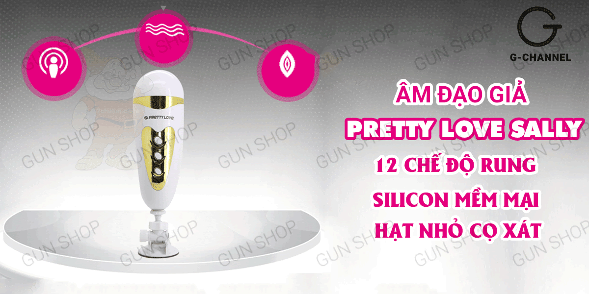 Âm đạo giả Pretty Love Sally rung rên sạc điện silicon mềm mại Âm đạo giả Pretty Love Sally rung rên sạc điện silicon mềm mại