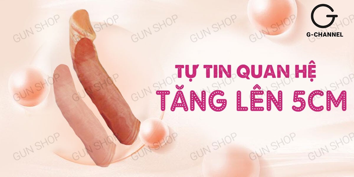 Bao cao su đôn dên Baile Big Man tăng 5cm siêu khủng Bao cao su đôn dên Baile Big Man tăng 5cm siêu khủng