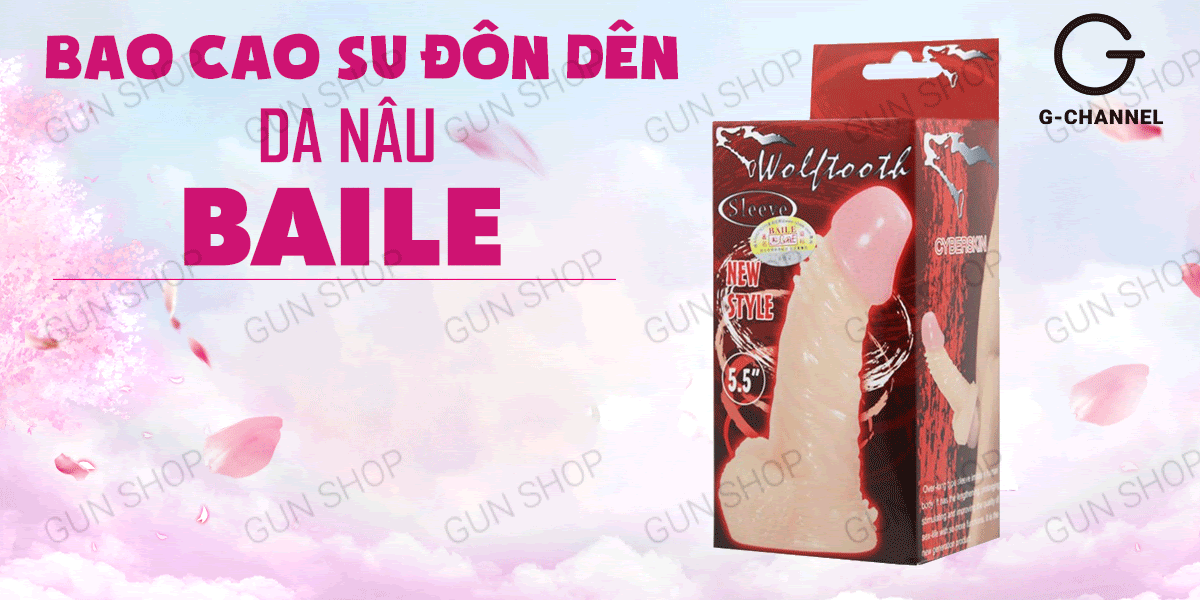 Bao cao su đôn dên Baile da nâu Wolftooth 14.4x3.5cm tăng kích thước đỉnh cao Bao cao su đôn dên Baile da nâu Wolftooth 14.4x3.5cm tăng kích thước đỉnh cao