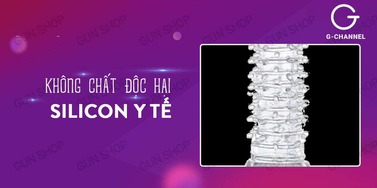 Bao cao su đôn dên Baile Pharaon gai silicon cao cấp mềm dẻo Bao cao su đôn dên Baile Pharaon gai silicon cao cấp mềm dẻo