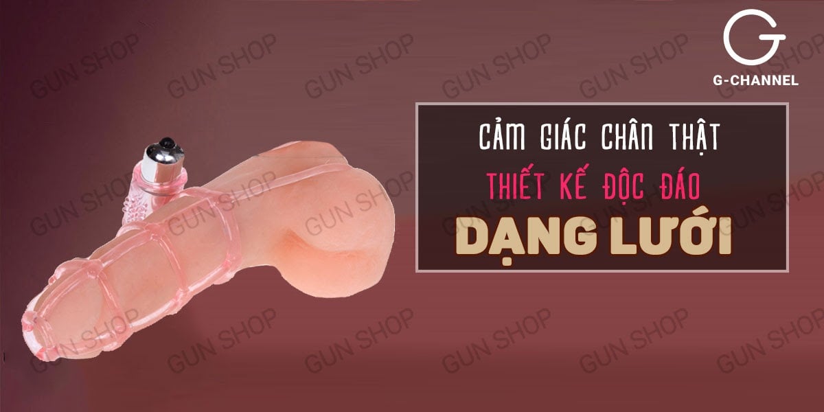 Bao cao su đôn dên lưới rung Baile Sweet Cage kích thích đỉnh cao Bao cao su đôn dên lưới rung Baile Sweet Cage kích thích đỉnh cao