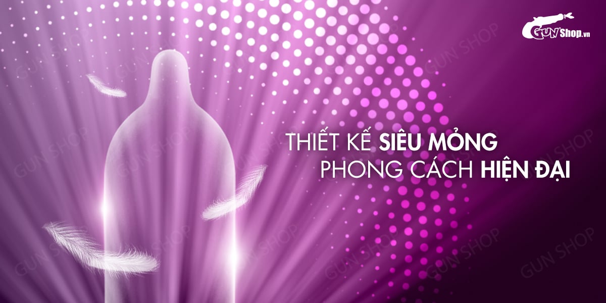 Bao cao su Mingliu siêu mỏng hiện đại hộp 10 cái thoáng mát an toàn Bao cao su Mingliu siêu mỏng hiện đại hộp 10 cái thoáng mát an toàn