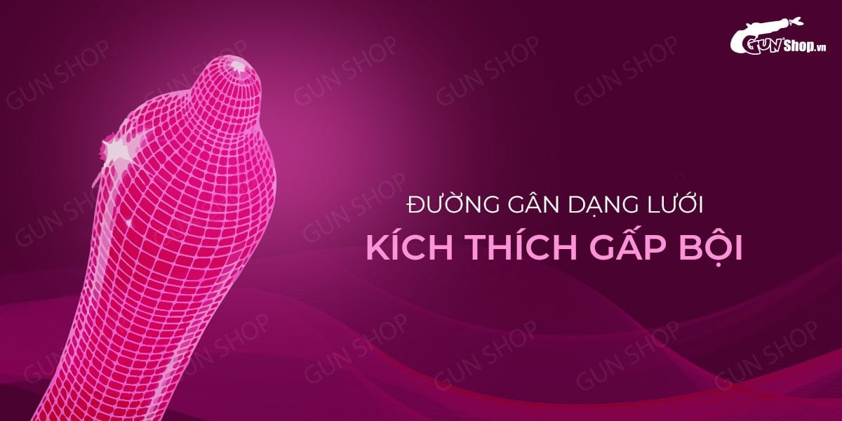 Bao cao su Muaisi Hồng siêu mỏng nhiều gel hộp 10 cái Bao cao su Muaisi Hồng siêu mỏng nhiều gel hộp 10 cái