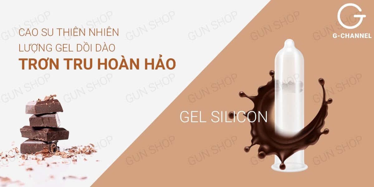 Bao cao su Nakanishi siêu mỏng 0.03mm hương chocolate thơm ngon Bao cao su Nakanishi siêu mỏng 0.03mm hương chocolate thơm ngon