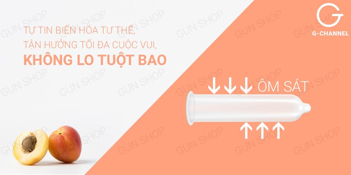 Bao cao su Nakanishi siêu mỏng 0.03mm hương đào siêu quyến rũ Bao cao su Nakanishi siêu mỏng 0.03mm hương đào siêu quyến rũ