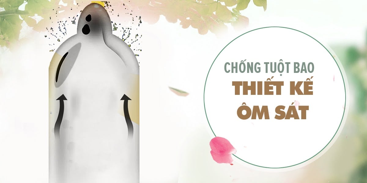 Bao cao su Quinn Nude Fit siêu mỏng chống tuột hộp 12 cái Bao cao su Quinn Nude Fit siêu mỏng chống tuột hộp 12 cái