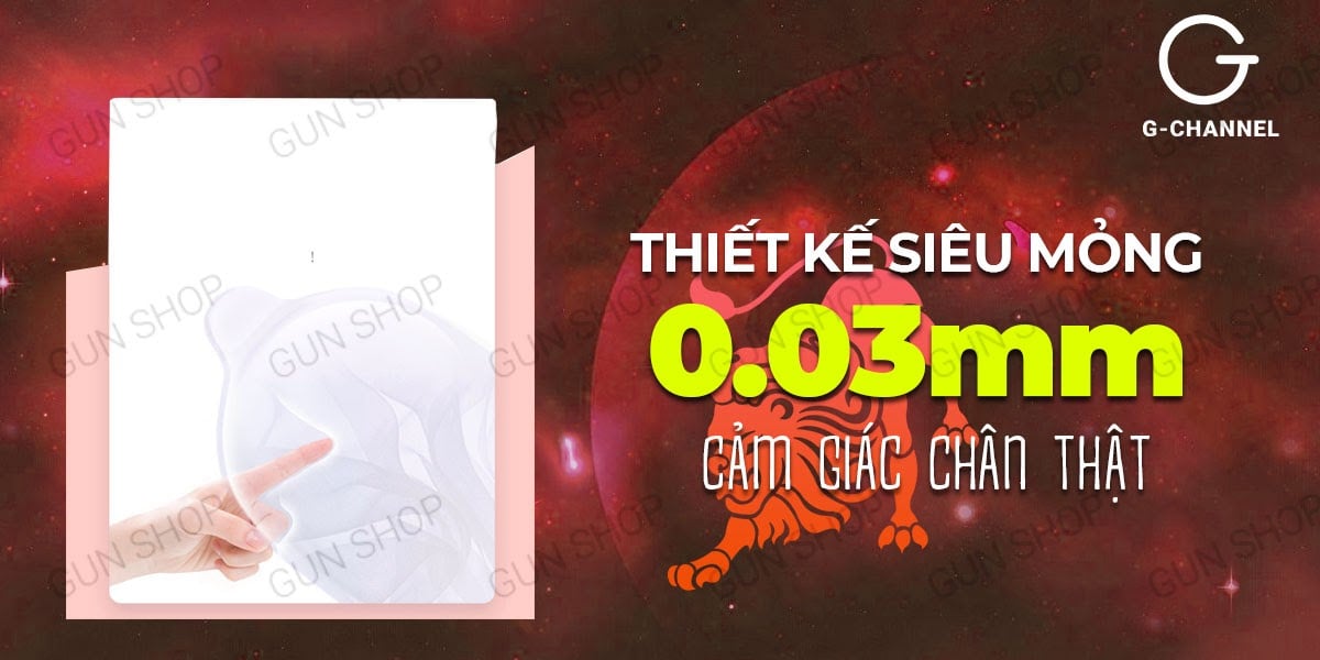 Bao cao su Ropockon cung Sư Tử mỏng 0.03mm hương dâu trải nghiệm yêu đỉnh cao Bao cao su Ropockon cung Sư Tử mỏng 0.03mm hương dâu trải nghiệm yêu đỉnh cao