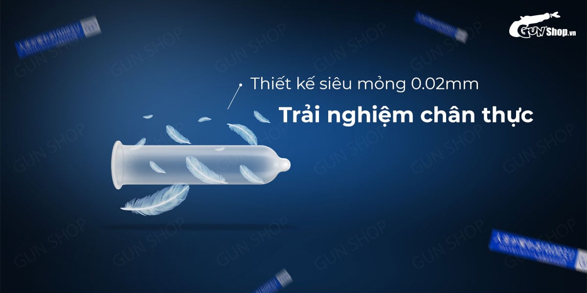 Bao cao su Sagami 0.02mm siêu mỏng mềm mại hộp 6 cái Bao cao su Sagami 0.02mm siêu mỏng mềm mại hộp 6 cái