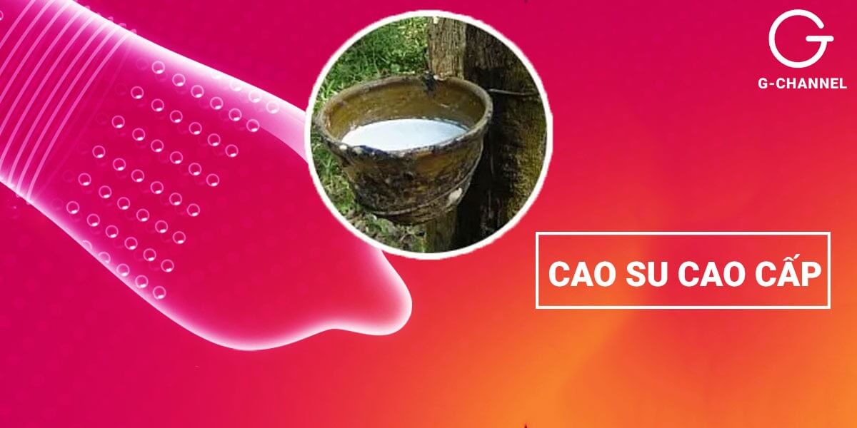 Bao cao su Super Gold gân gai siêu lớn hộp 2 cái tăng khoái cảm Bao cao su Super Gold gân gai siêu lớn hộp 2 cái tăng khoái cảm