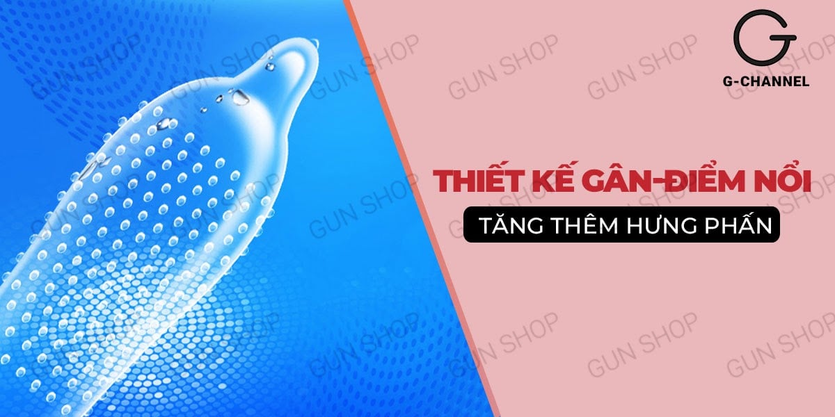 Bao cao su Toshiro Long Shock 4in1 kéo dài thời gian Thái Lan Bao cao su Toshiro Long Shock 4in1 kéo dài thời gian Thái Lan