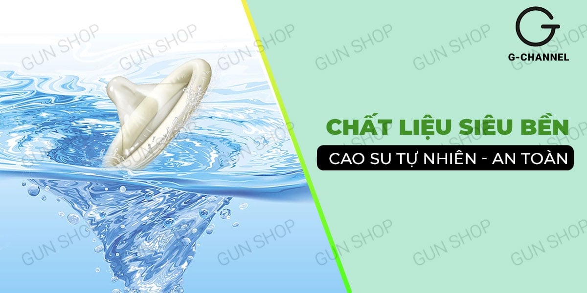 Bao cao su Toshiro trơn mỏng siêu thoải mái hộp 10 cái chính hãng Bao cao su Toshiro trơn mỏng siêu thoải mái hộp 10 cái chính hãng