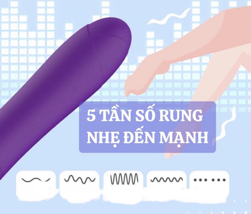 Chày rung We Love Lilo massage âm đạo 5 chế độ silicon y tế Chày rung We Love Lilo massage âm đạo 5 chế độ silicon y tế