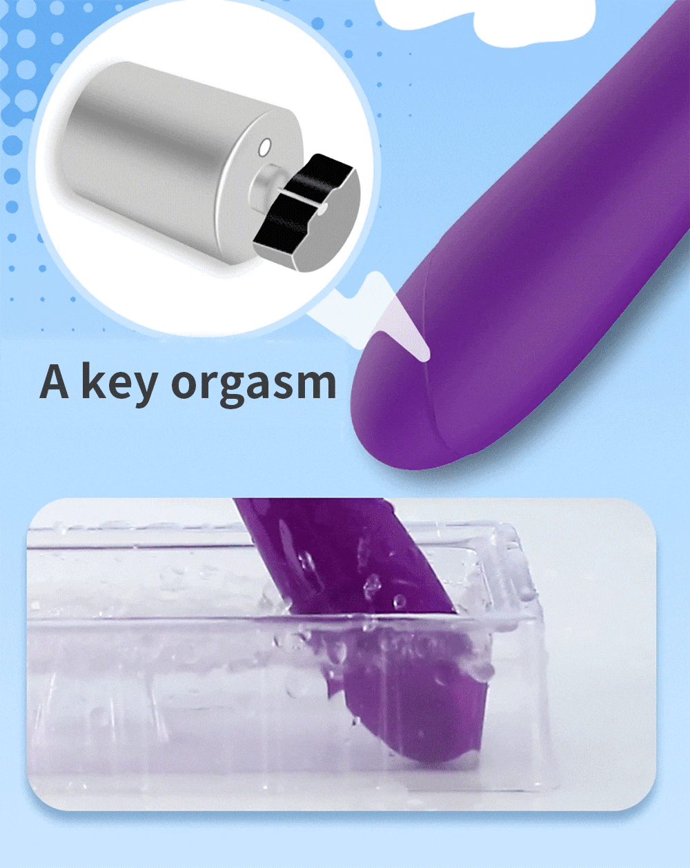 Chày rung We Love Lilo massage âm đạo 5 chế độ silicon y tế Chày rung We Love Lilo massage âm đạo 5 chế độ silicon y tế