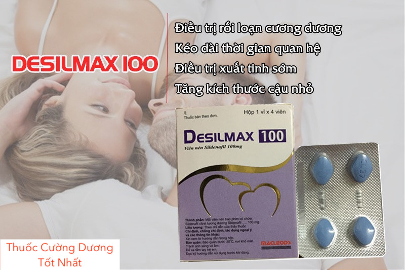Thuốc Desilmax 100mg cường dương Ấn Độ tăng sinh lý mạnh hiệu quả Thuốc Desilmax 100mg cường dương Ấn Độ tăng sinh lý mạnh hiệu quả