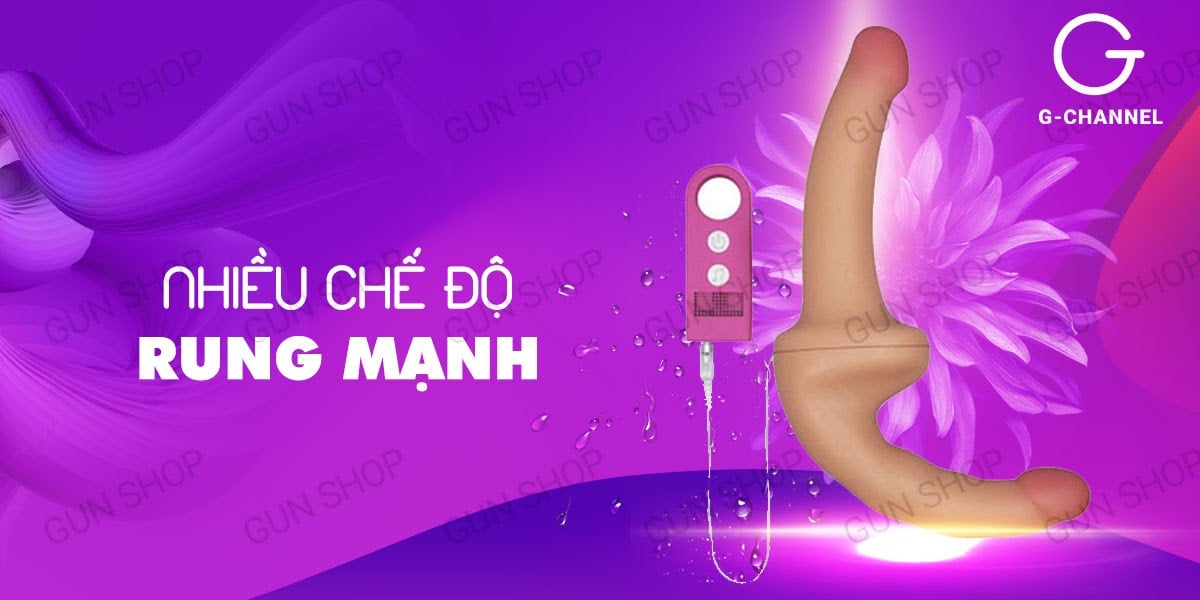 Dương vật giả 2 đầu Lovetoy Holy Dong Charge đa chiều mềm Dương vật giả 2 đầu Lovetoy Holy Dong Charge đa chiều mềm