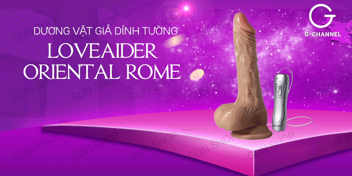 Dương vật giả dính tường Loveaider Oriental Rome điều khiển từ xa Dương vật giả dính tường Loveaider Oriental Rome điều khiển từ xa
