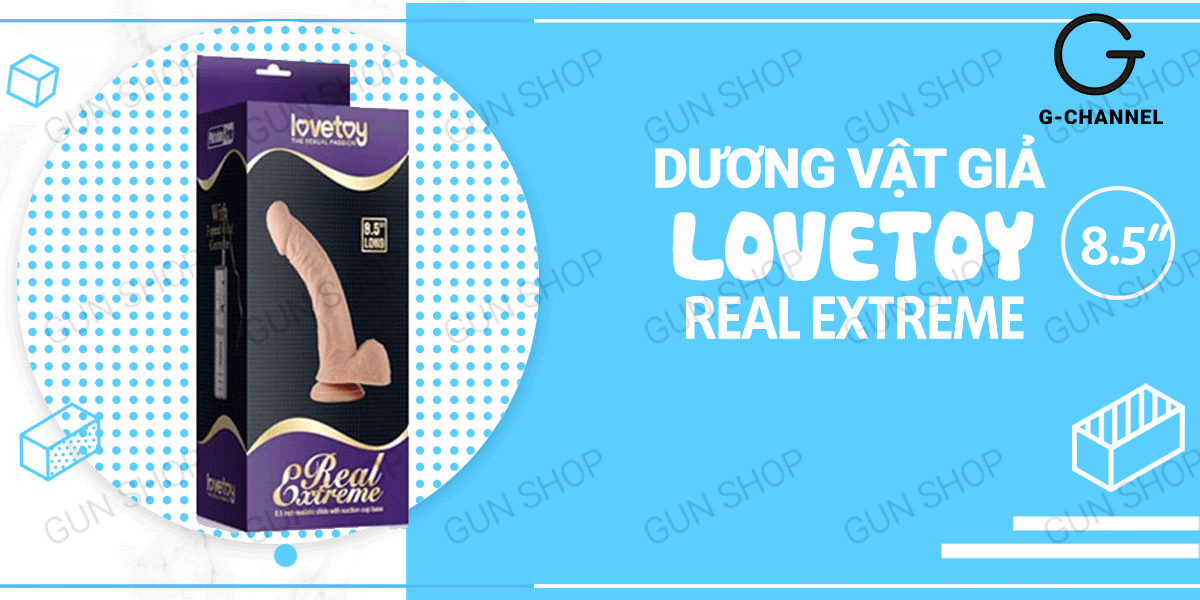 Dương vật giả Lovetoy Real Extreme 21.5cm 3 cường độ rung dính tường cao cấp Dương vật giả Lovetoy Real Extreme 21.5cm 3 cường độ rung dính tường cao cấp