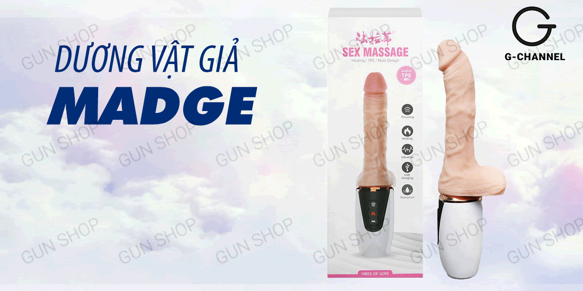 Dương vật giả rung thụt tỏa nhiệt sạc USB silicon mềm Dương vật giả rung thụt tỏa nhiệt sạc USB silicon mềm