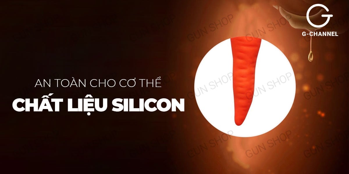 Dương vật giả Wistone cà rốt đa chế độ rung nhỏ gọn tiện lợi dễ dùng Dương vật giả Wistone cà rốt đa chế độ rung nhỏ gọn tiện lợi dễ dùng