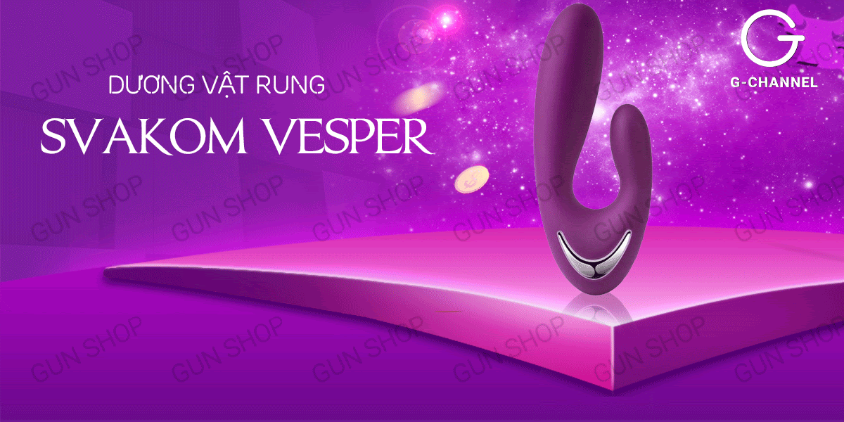 Dương vật rung Svakom Vesper nhiều chế độ phát nhiệt sưởi ấm dễ dùng Dương vật rung Svakom Vesper nhiều chế độ phát nhiệt sưởi ấm dễ dùng
