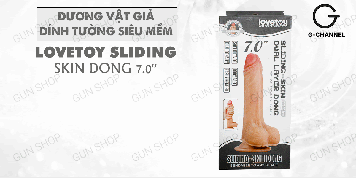 Dương vật giả Lovetoy Sliding dính tường silicon siêu mềm mại Dương vật giả Lovetoy Sliding dính tường silicon siêu mềm mại