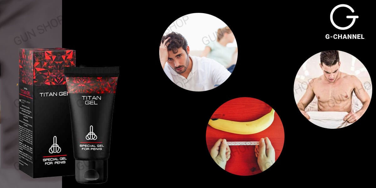 Gel bôi trơn Titan 50ml tăng kích thước cương cứng tự nhiên cho nam Gel bôi trơn Titan 50ml tăng kích thước cương cứng tự nhiên cho nam