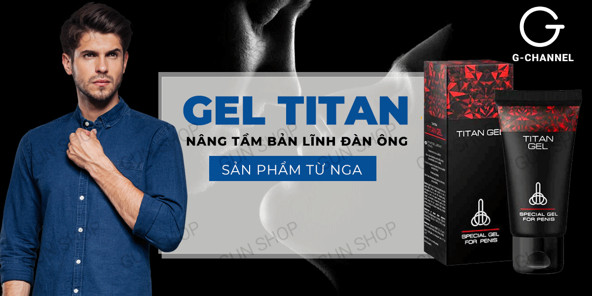 Gel bôi trơn Titan 50ml tăng kích thước cương cứng tự nhiên cho nam Gel bôi trơn Titan 50ml tăng kích thước cương cứng tự nhiên cho nam