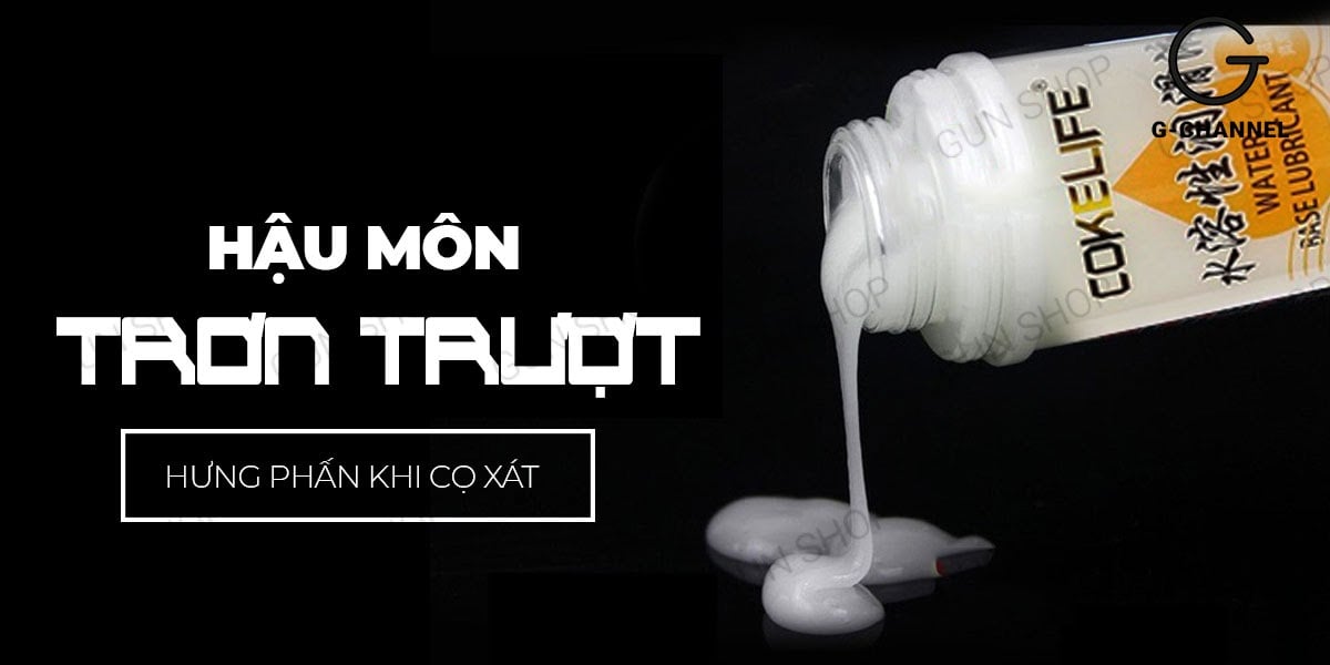 Gel bôi trơn Cokelife 300ml đặc biệt cho cộng đồng LGBT an toàn Gel bôi trơn Cokelife 300ml đặc biệt cho cộng đồng LGBT an toàn