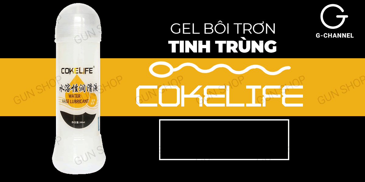 Gel bôi trơn Cokelife 300ml đặc biệt cho cộng đồng LGBT an toàn Gel bôi trơn Cokelife 300ml đặc biệt cho cộng đồng LGBT an toàn
