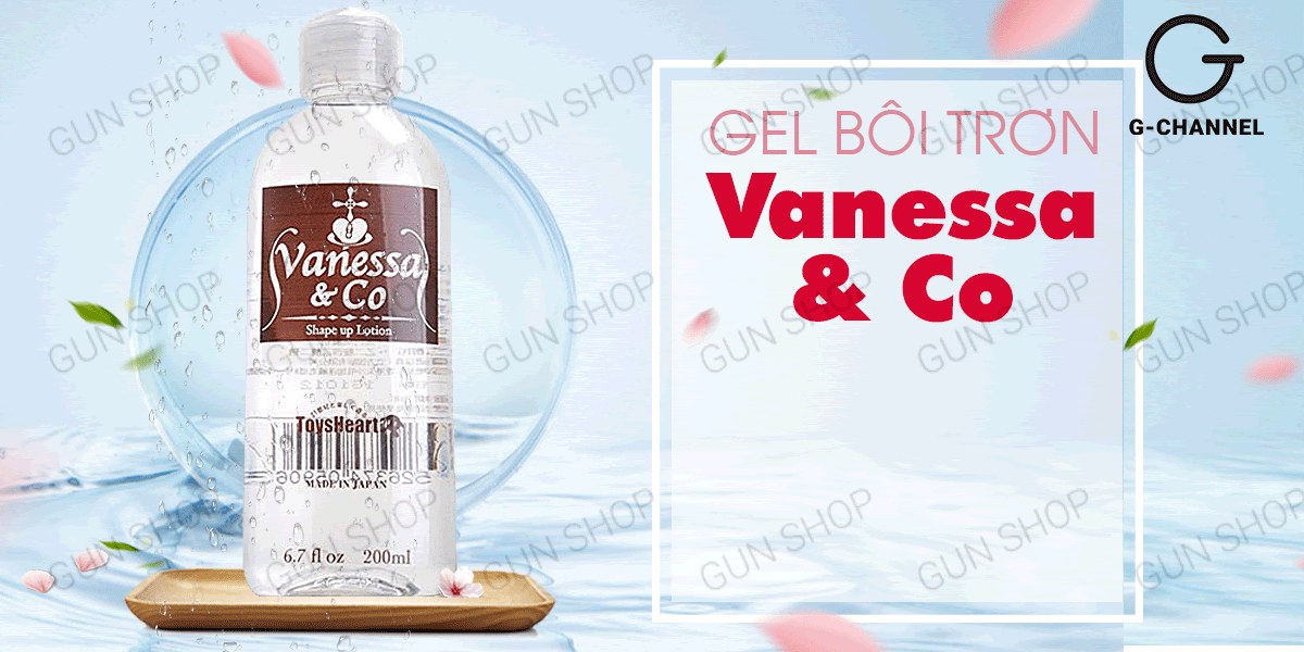 Gel Vanessa bôi trơn siêu mượt cấp ẩm cao 200ml Nhật Bản Gel Vanessa bôi trơn siêu mượt cấp ẩm cao 200ml Nhật Bản