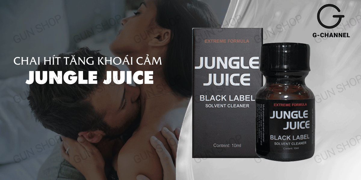 Popper Jungle Juice Black Label 10ml Mỹ chính hãng kích thích đồng tính nam Popper Jungle Juice Black Label 10ml Mỹ chính hãng kích thích đồng tính nam