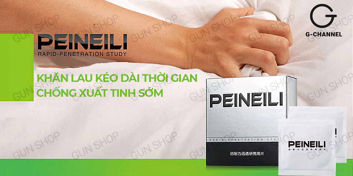 Khăn lau chống xuất tinh sớm Peineili kéo dài thời gian hiệu quả Khăn lau chống xuất tinh sớm Peineili kéo dài thời gian hiệu quả