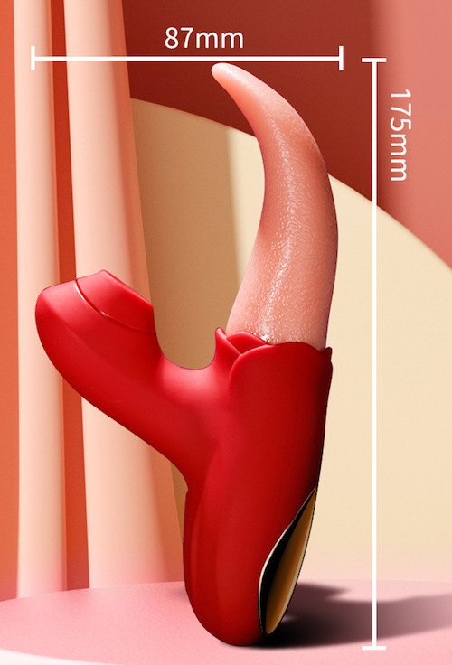 Lưỡi liếm hoa hồng có nhánh rung bú hút thổi 10 chế độ Lưỡi liếm hoa hồng có nhánh rung bú hút thổi 10 chế độ