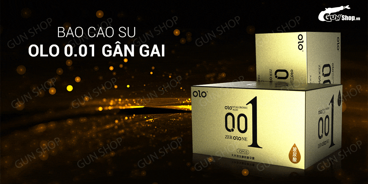 Bao cao su OLO 0.01 gân gai siêu mỏng kéo dài thời gian hộp 10 cái Bao cao su OLO 0.01 gân gai siêu mỏng kéo dài thời gian hộp 10 cái