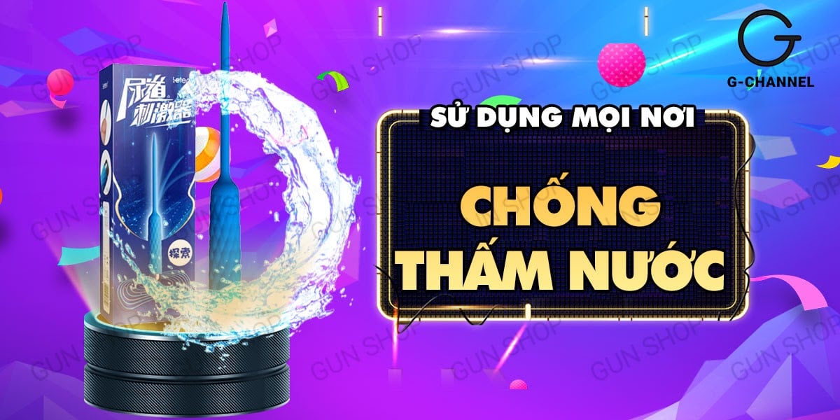 Que rung kích thích niệu đạo nam 7 chế độ pin - Leten nhỏ gọn, cảm giác mạnh Que rung kích thích niệu đạo nam 7 chế độ pin - Leten nhỏ gọn, cảm giác mạnh