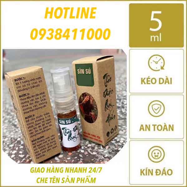 Sìn sú Ê Đê chai xịt kéo dài quan hệ 5ml chính hãng an toàn Sìn sú Ê Đê chai xịt kéo dài quan hệ 5ml chính hãng an toàn