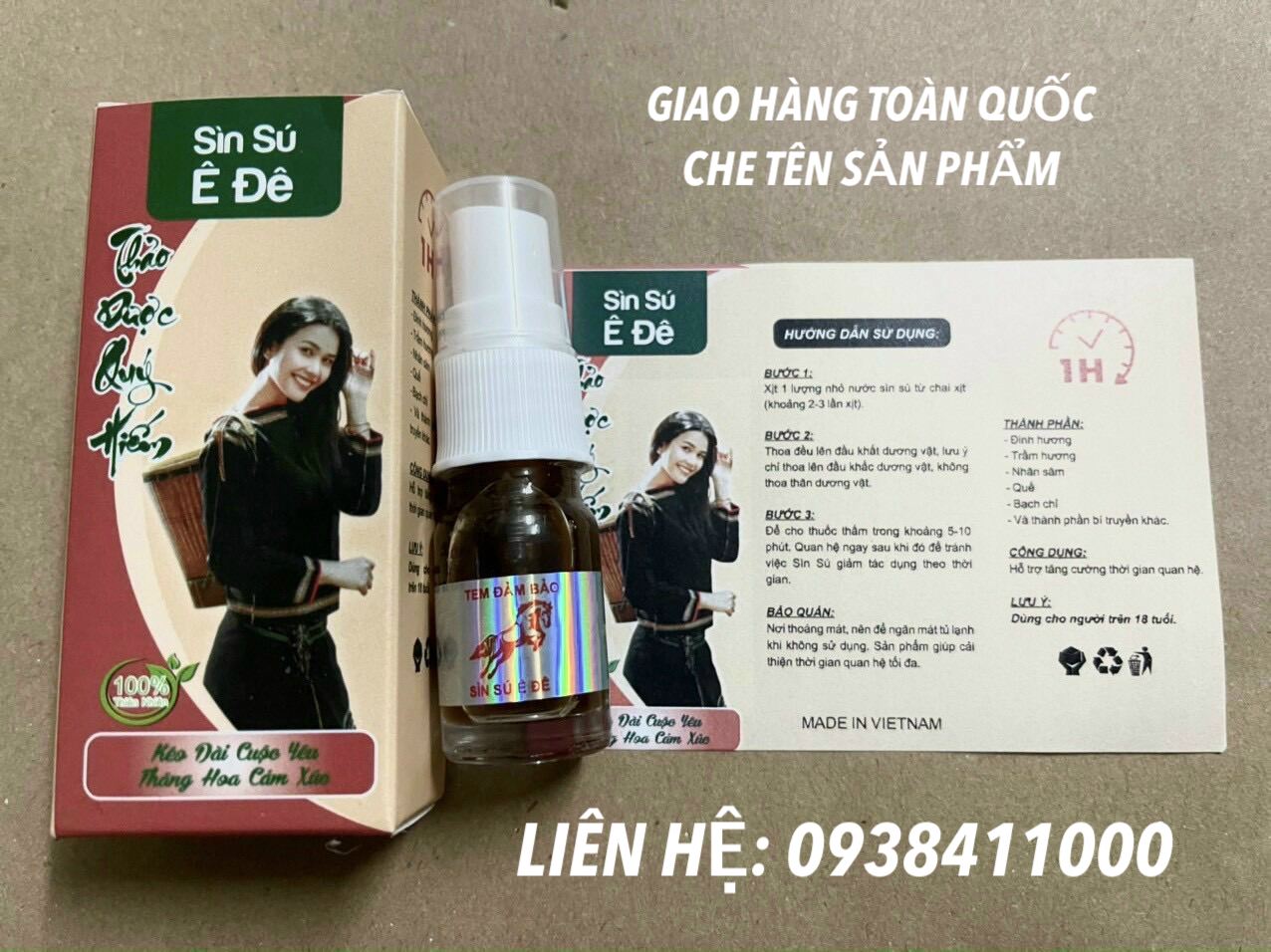 Sìn sú dạng xịt dân tộc Ê Đê cao cấp chống xuất tinh sớm Sìn sú dạng xịt dân tộc Ê Đê cao cấp chống xuất tinh sớm