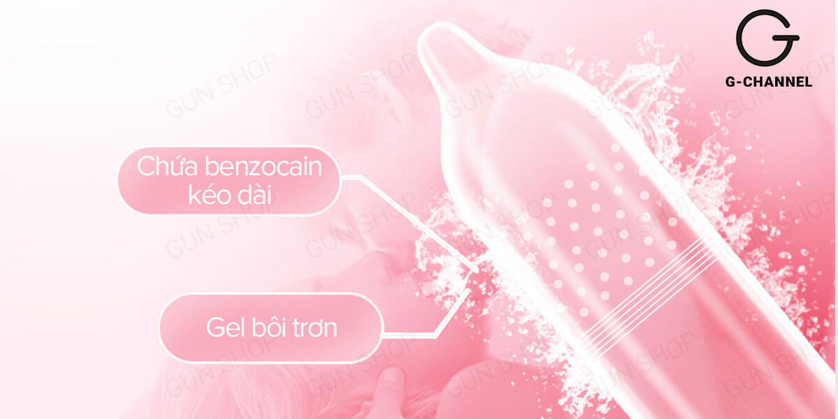 Bao cao su Up To Top 4in1 kéo dài gân nút thắt siêu mỏng 12 cái Bao cao su Up To Top 4in1 kéo dài gân nút thắt siêu mỏng 12 cái