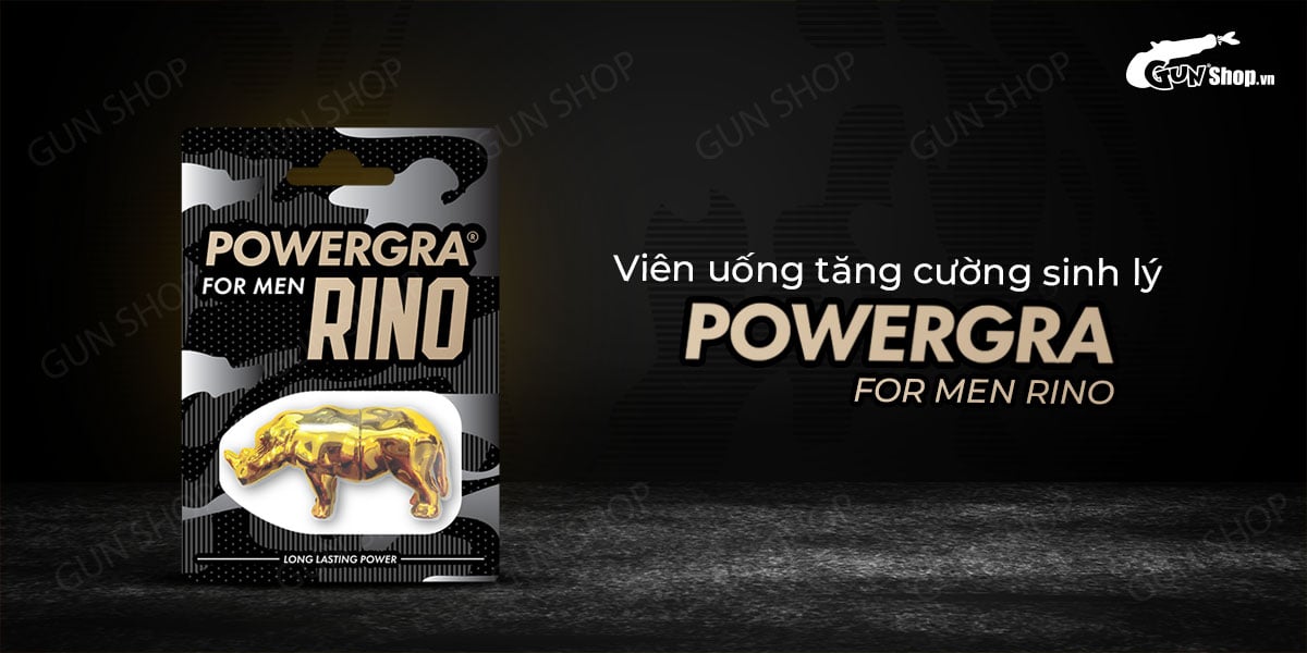 Viên uống Powergra For Men Rino phục hồi sinh lý kéo dài thời gian nam Viên uống Powergra For Men Rino phục hồi sinh lý kéo dài thời gian nam