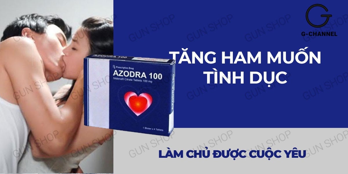Viên uống Azodra 50mg kéo dài cương dương tăng sinh lý hộp 4 viên Viên uống Azodra 50mg kéo dài cương dương tăng sinh lý hộp 4 viên